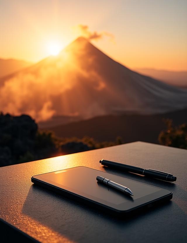 การประชุมเชิงกลยุทธ์ท่ามกลางทัศนียภาพภูเขาไฟ