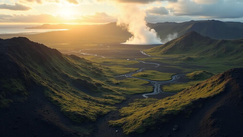 เส้นทางภูเขาไฟไอซ์แลนด์